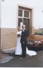 novia posando