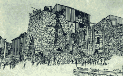 Wharton Iron Furnace, Fayette Co., PA, a pen and ink drawing by Raymond A. Washlaski
CLICK HERE TO ENTER SITE