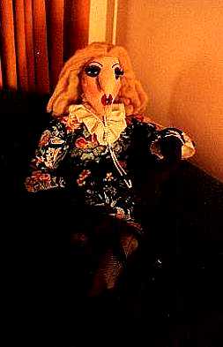 Beryl watching t.v