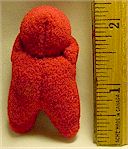 micro pouty doll with ruler