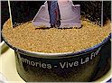 closeup of the sand
