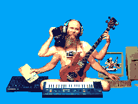 a guy with 4 arms