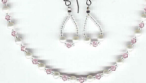 Jeweled necklace #j-105