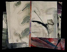 grey/red collage
