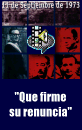 Que firme su renuncia
