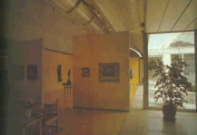 Gallery with North court to the right