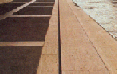 West portico showing the oak floor with water to the right