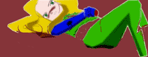 Kuri in half, wrist hanging by flap of skin, legs cut/off; incomplete
