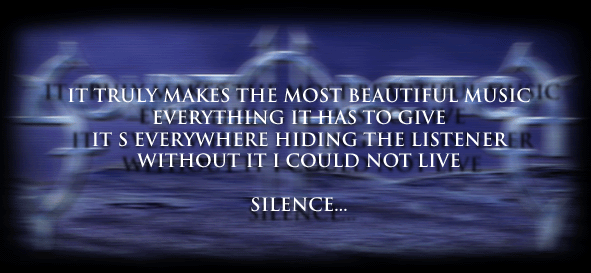 Silence....