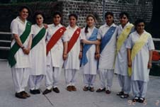 From left:Natasha,Rukhsaar,Sonia,Zenia,Zarafshan,Nadia,Aniqa,Kaneez