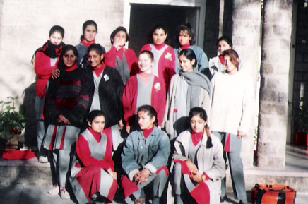 class of 1992 in winter uniforms