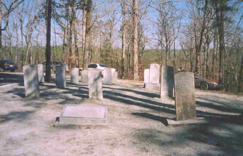 Cemetery on site
