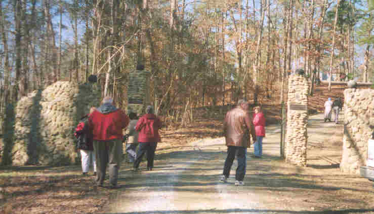 Entrance to the site