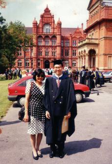 Graduation with mom