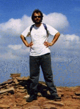 Dave at the summit of Pen-Y-Fan