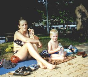 [Debrecen's public swimming pool]