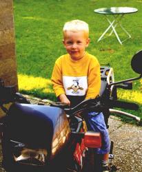 [Dani on motorbike]