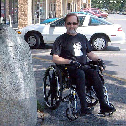 Tom out and about, June, 2001