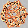 [Stereoscopic Compound of 5 Cubes]