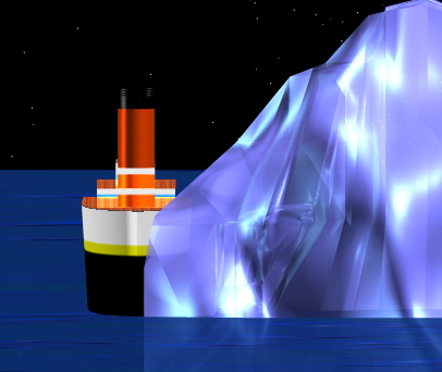 If George Bush were driving the Titanic, he'd stop for ice.