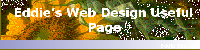 Eddie's Web Design Useful Page