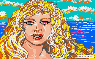 winking girl