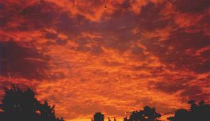 Sunset in San Jose, California