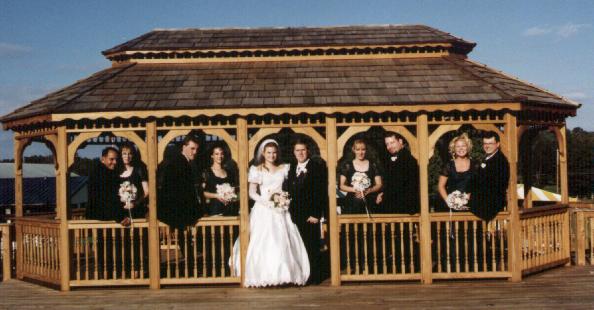 Everyone in the gazebo!