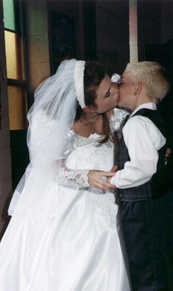 A kiss!