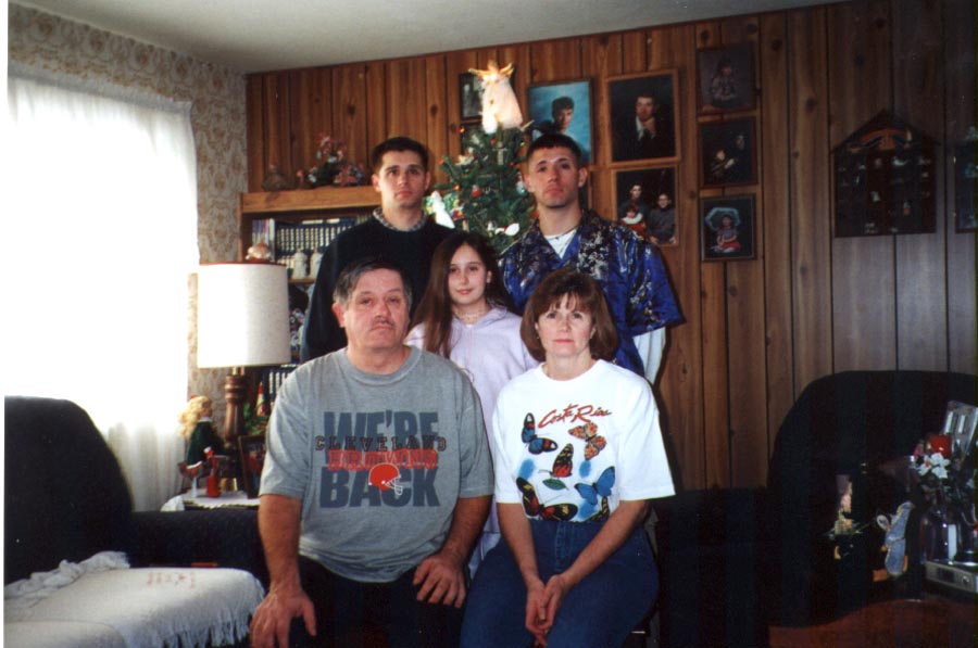 My family on Christmas 1999