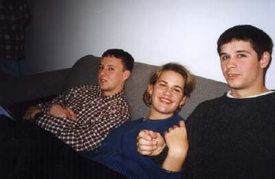 Walczak, Heidi, and me in Winter 1997