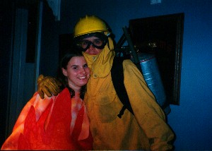 Lindsay and me, Halloween 2000
