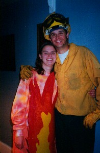 Lindsay and me, Halloween 2000