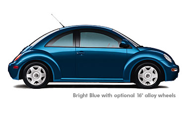Bug, blue, side view