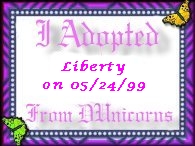 Libertys  certificate