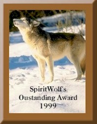 This OutStanding Site Award granted by SpiritWolf