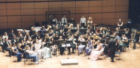honors band at senior honor concert