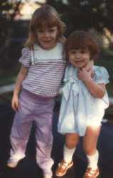 me and my lil sis in 84