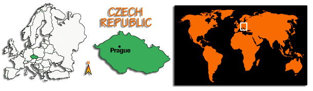 Location of Czech Republic