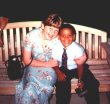 My sister Melissa with Tre'