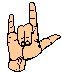 I Love You hand sign