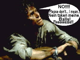 Caravaggio prepares for some real pain