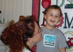 Lucy and Owen at his 2nd birthday party.