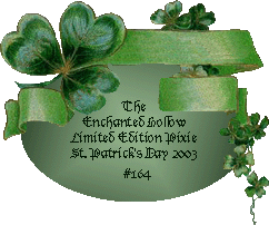 St. Patty's 2003 Pixie Certificate