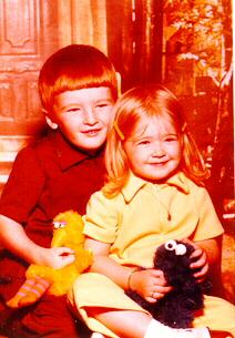 the last pic of my brother and me