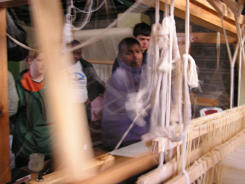 Weaving Fabric at Beacon of Hope