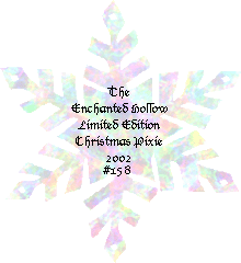 Christmas 2002 Pixie Certificate