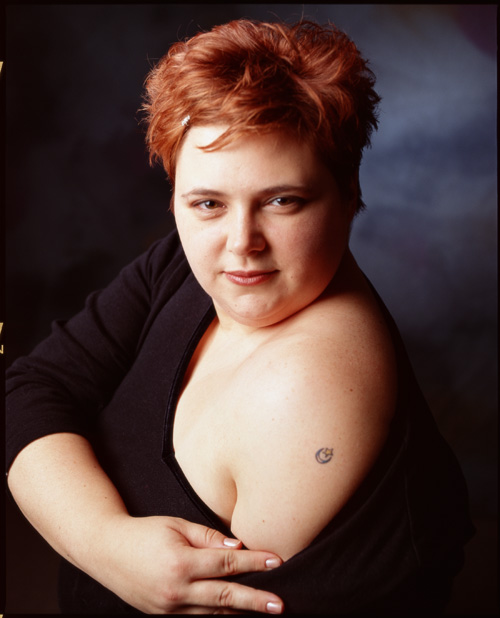 Amy with tattoo