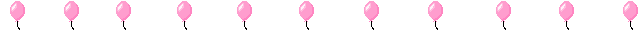 Pink Ballon Border