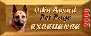 Odin Pet Page Excellence
Award